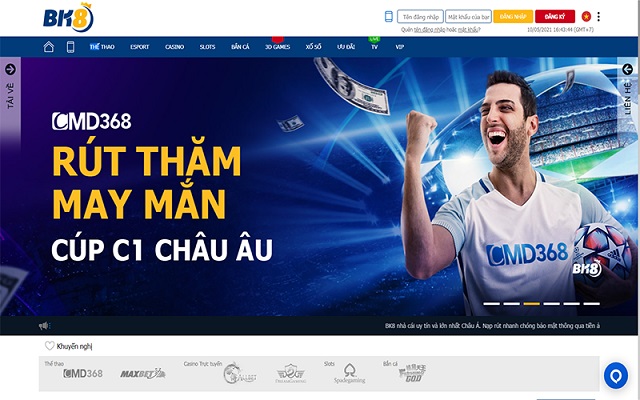 Thông Tin Nhà Cái BK8 16 Cá cược thể thao cực đỉnh với nhiều thị trường