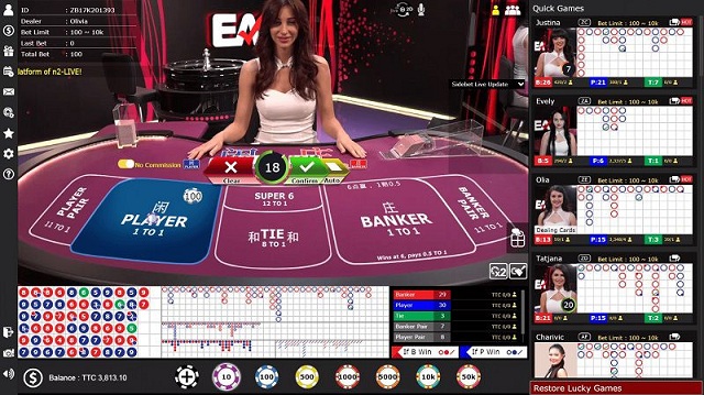 Thông Tin Nhà Cái Fun88 23 Dịch vụ Casino được chia thành nhiều sảnh chơi khác nhau