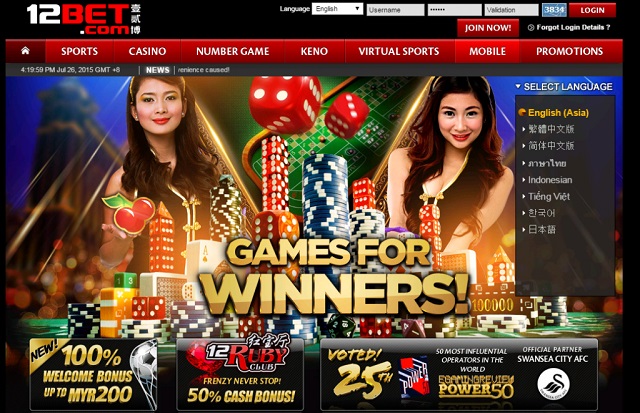 Thông Tin Nhà Cái 12Bet 21 Hướng dẫn người chơi tham gia cá cược Dafabet