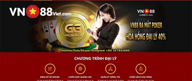 Thông Tin Nhà Cái VN88 39 Mức hoa hồng dành cho đại lý VN88 cực cao