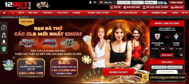 Thông Tin Nhà Cái 12Bet 22 Những sản phẩm cá cược có tại nhà cái 12Bet