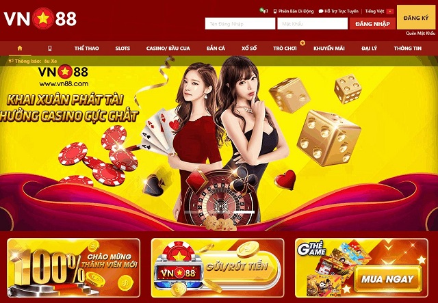 Thông Tin Nhà Cái VN88 33 Thiết kế giao diện bắt mắt gây ấn tượng sâu sắc cho người chơi