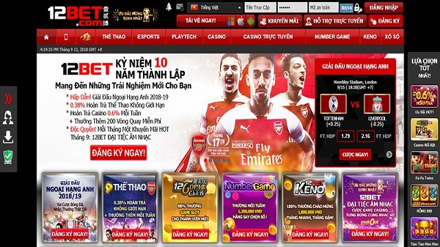 Thông Tin Nhà Cái 12Bet 18 Trải nghiệm của người dùng tại nhà cái 12Bet
