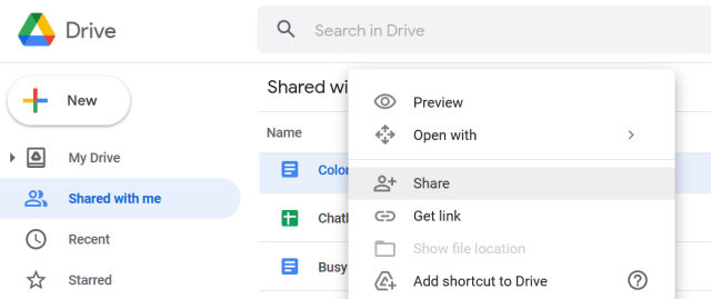 Google Drive cho phép người dùng chia sẻ và làm việc trên nhóm 