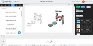 Tài khoản Doodly Rainbow + Enterprise hỗ trợ sản xuất video hoạt hình có màu 