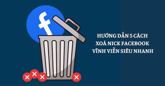 Cách xóa tài khoản fb 2024