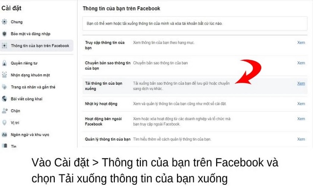 Vào phần tải tin xuống