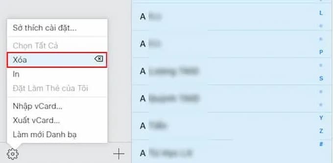 Cách xóa danh bạ trên icloud nhanh nhất