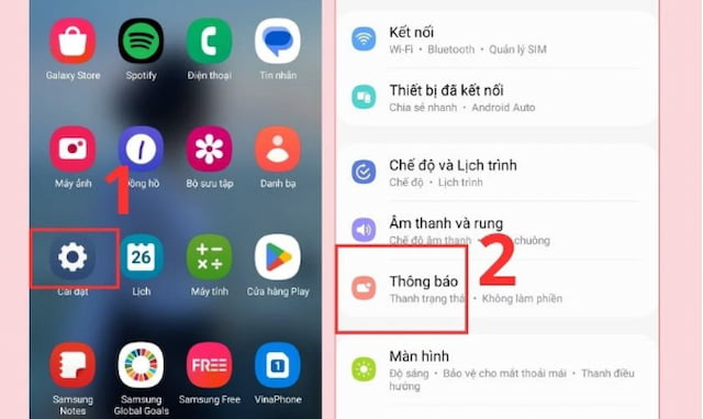 Hướng dẫn cách hiển thị phần trăm pin Android